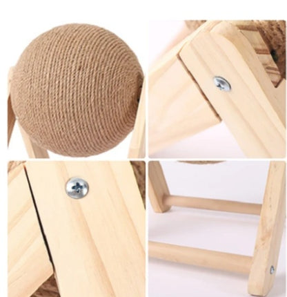 Cat Climbing Frame & Scratch Post for Indoor Cats