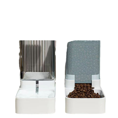 Self-Dispensing Cat & Dog Feeder with Water Bowl