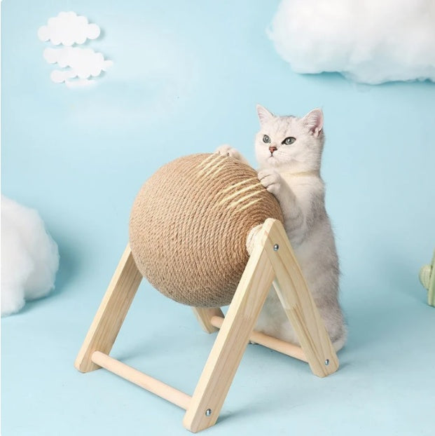 Cat Climbing Frame & Scratch Post for Indoor Cats