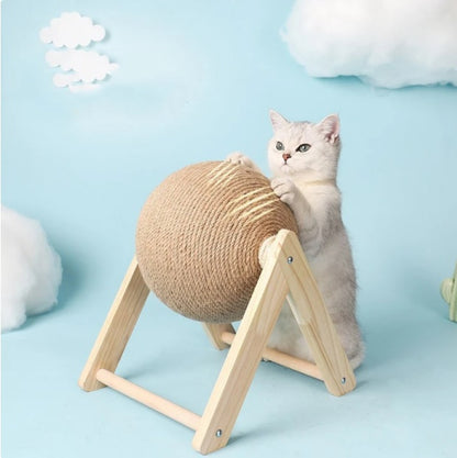 Cat Climbing Frame & Scratch Post for Indoor Cats